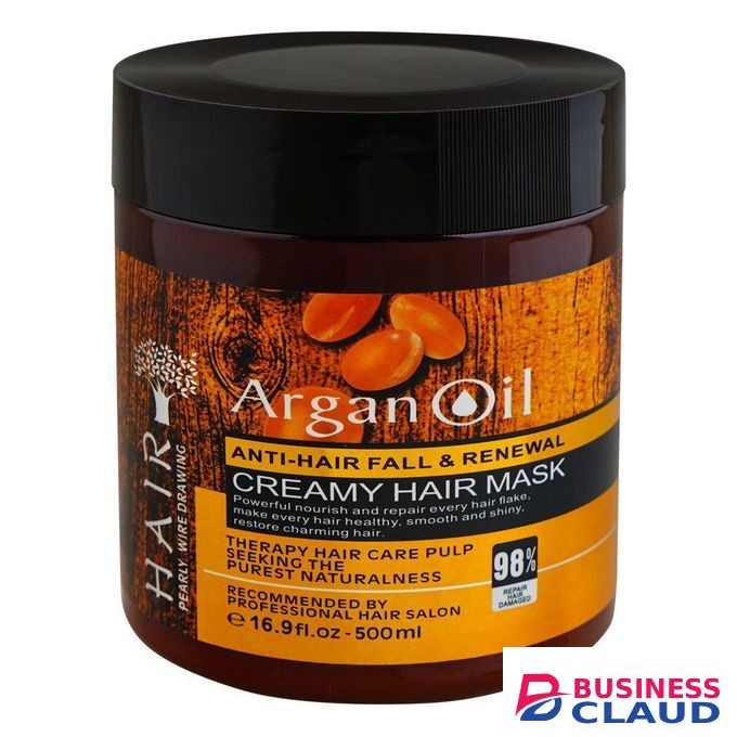 Arga Oil Hair Pearly Wire Drawing Anti-Hair Fall & Renewal Creamy Hair Mask, 500ml