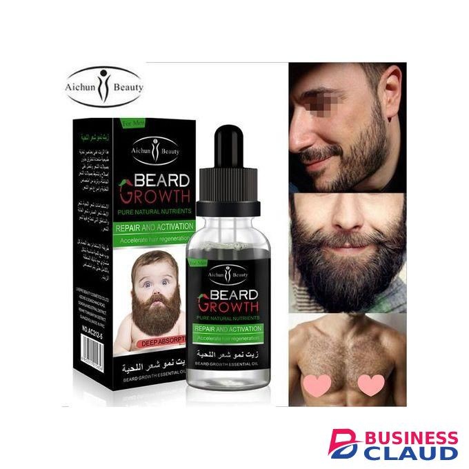 Aichun Beauty Beard Oil Fast Beard Growth Oil For Moustache & Facial Hair- 30ml.