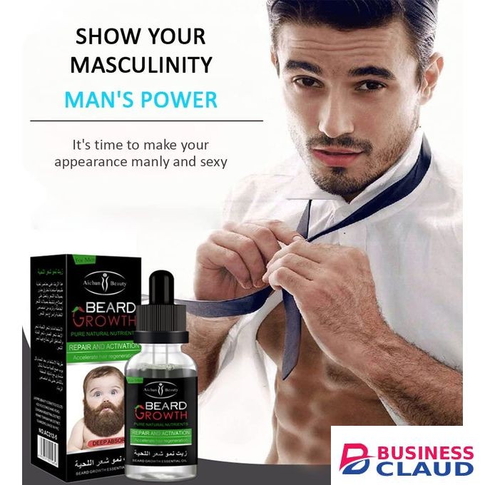Aichun Beauty Beard Hair Growth Pure Natural Nutrients 30ml