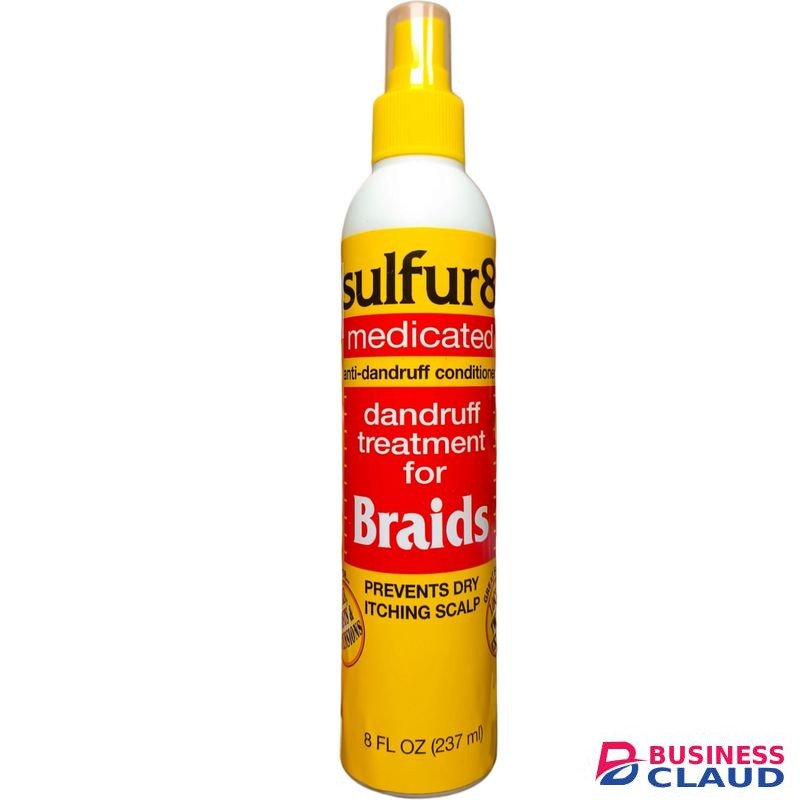 Sulfur8 /Sulphur8 Medicated Anti Dandruff Conditioner + Moisturizing Oil Sheen SPRAYS Anti Dandruff Itching Dry Scalp With Salicylic Acid Sulfur 8 As Prima Donna ,