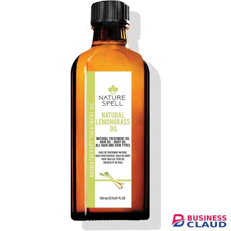 Nature spell lemongrass Oil for Hair & Skin 150 ml – Helps Prevent Hair Loss - Skincare Oil to neutralise Unwanted Body Odours