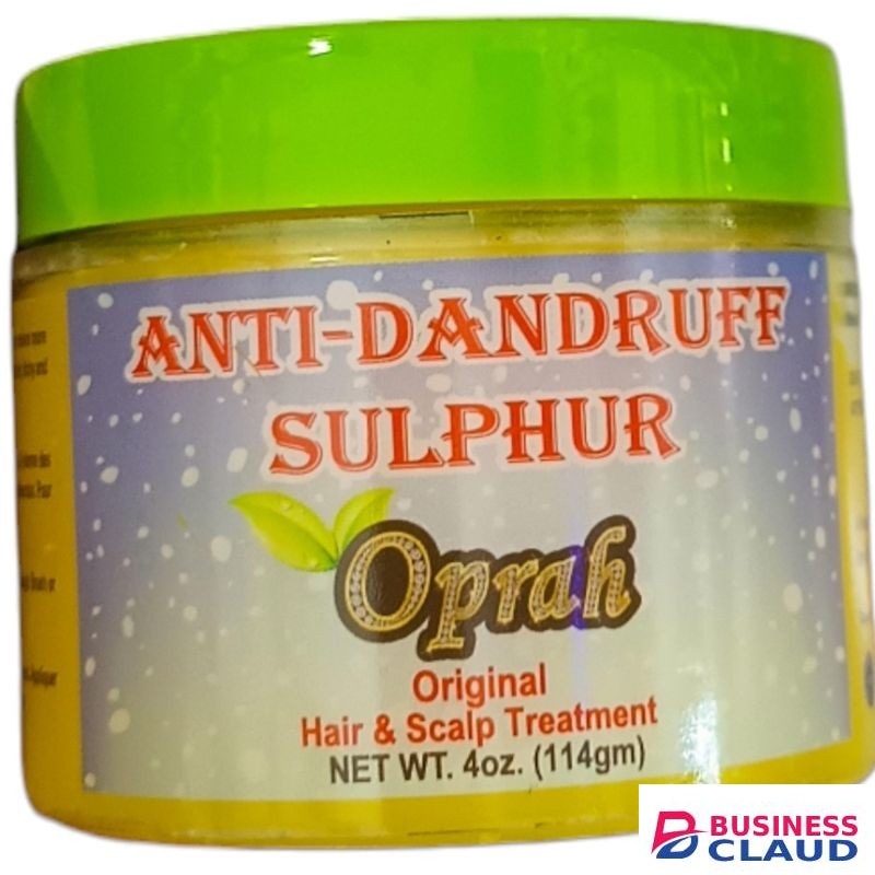 Oprah ANTI-DANDRUFF HAIR & SCALP TREATMENT Sulphur Original Cream Healthy Shiny Breakage-Free nk