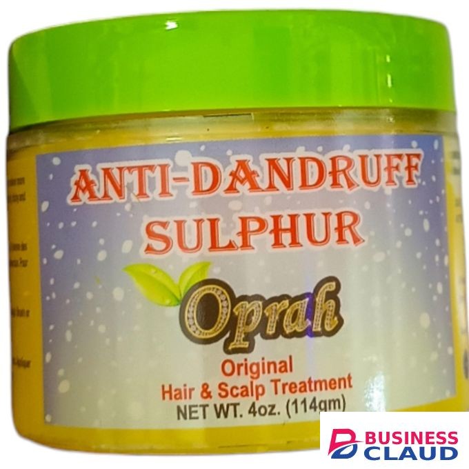 Oprah ANTI-DANDRUFF HAIR & SCALP TREATMENT Sulphur Original Cream Healthy Shiny Breakage-Free