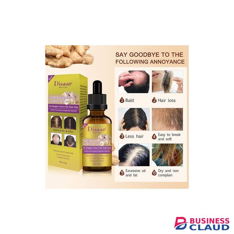 Disaar Anti-Hair Loss Essential Oil Ginger Essence, 30ml