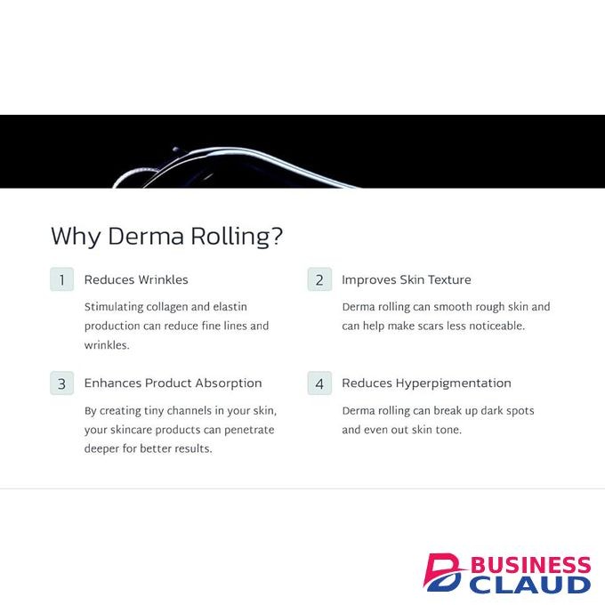 Derma Hair Regrowth Micro Needle Roller Beard Growth Product Anti Hair Loss.