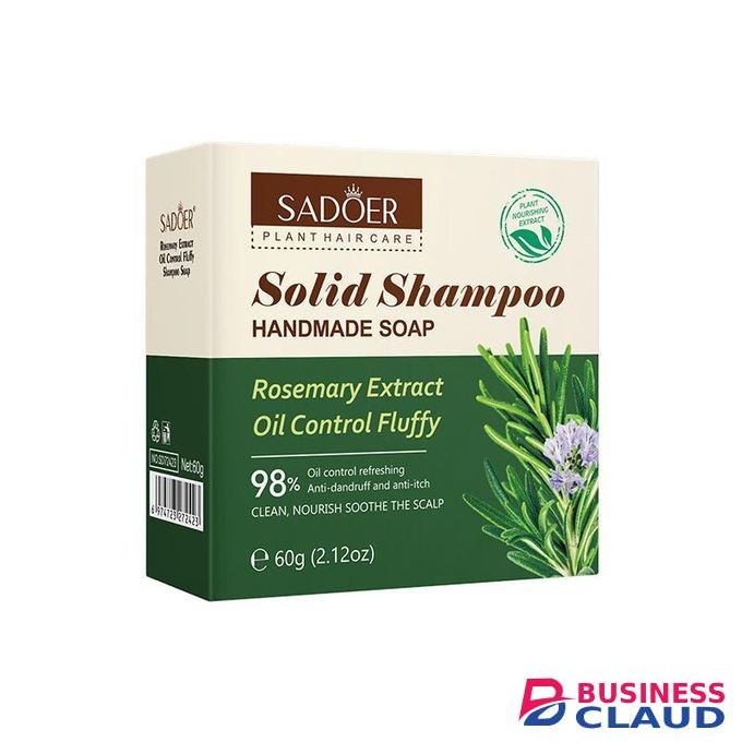 SADOER Rosemary Extract Solid Shampoo Soap , Anti Dandruff and Anti Itch Hair Shampoo