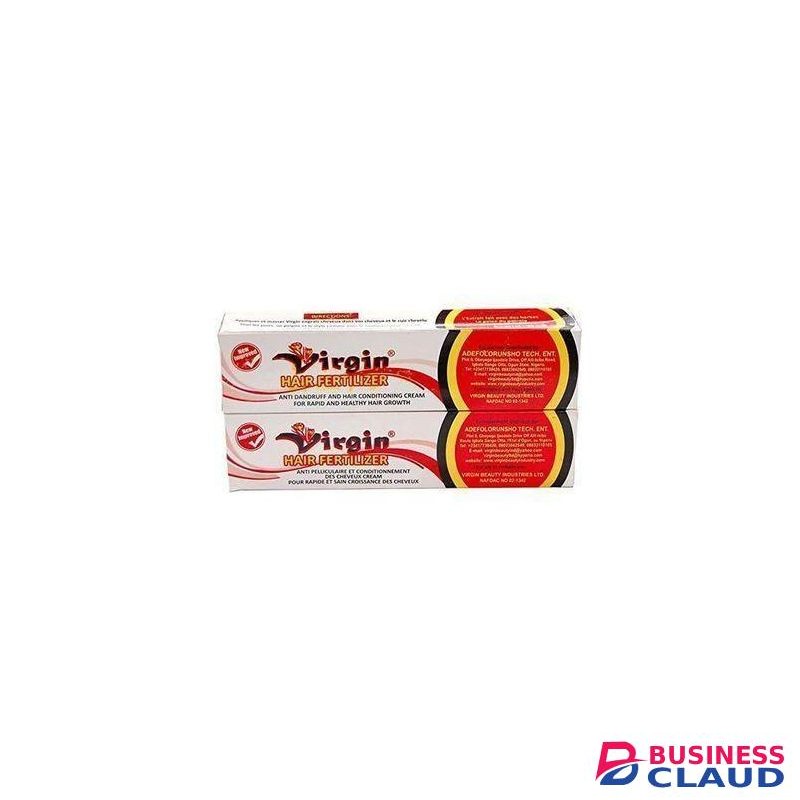 2pcs of VIRGIN Hair Fertilizer Fast Anti Dandruff & Growth Cream.