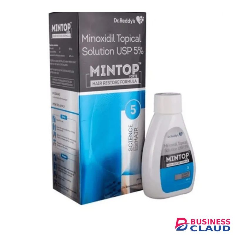 Minoxidil 5% Solution Mintop Forte Restores Hair Prevents Male Baldness