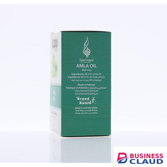 Hemani Natural Pure Amla Hair Oil for Strong, Long & Thick hair, Nourishes Scalp, Controls Hair Fall, Strengthens Hair & Promotes Hair Growth-30ml