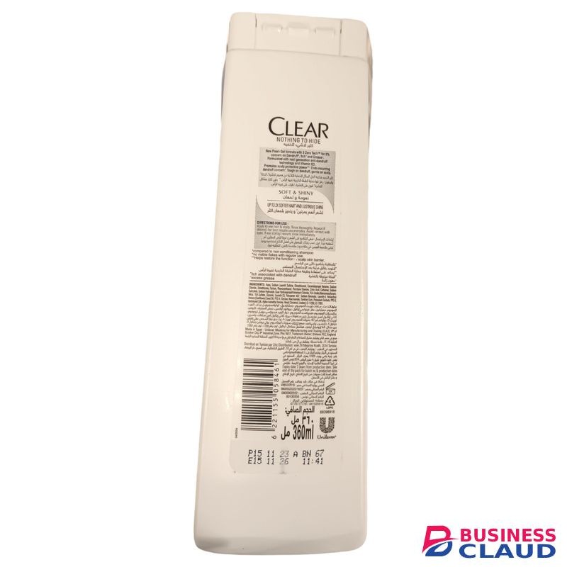 Clear New Liquid Gel Formula ANTI DANDRUFF SCALP CARE SHAMPOO With Skin Proteins nk