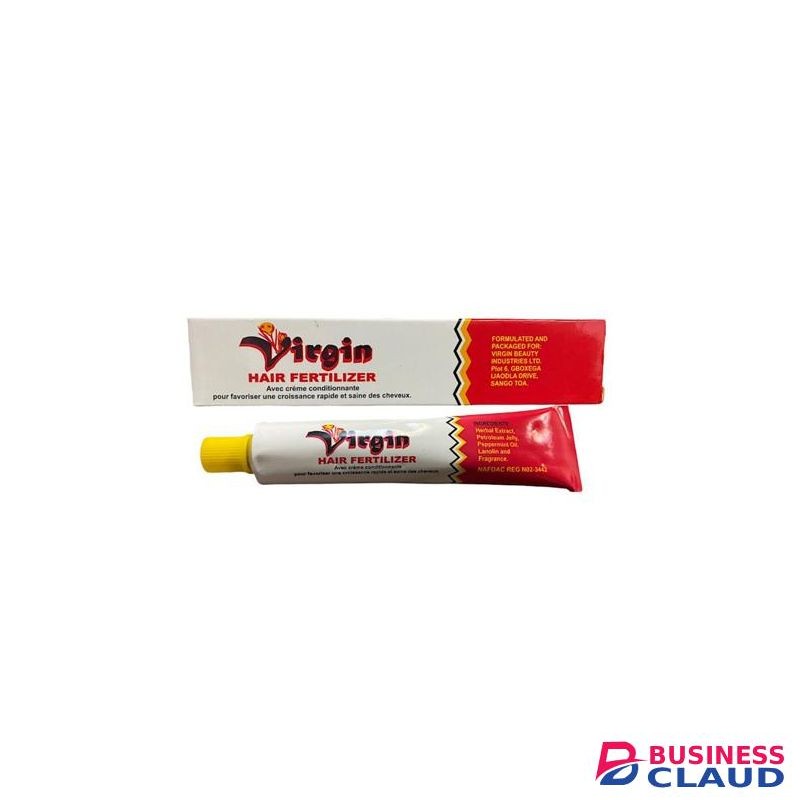 VIRGIN Hair Fertilizer Anti-Dandruff and Conditioning Cream for Rapid Hair Growth 70g