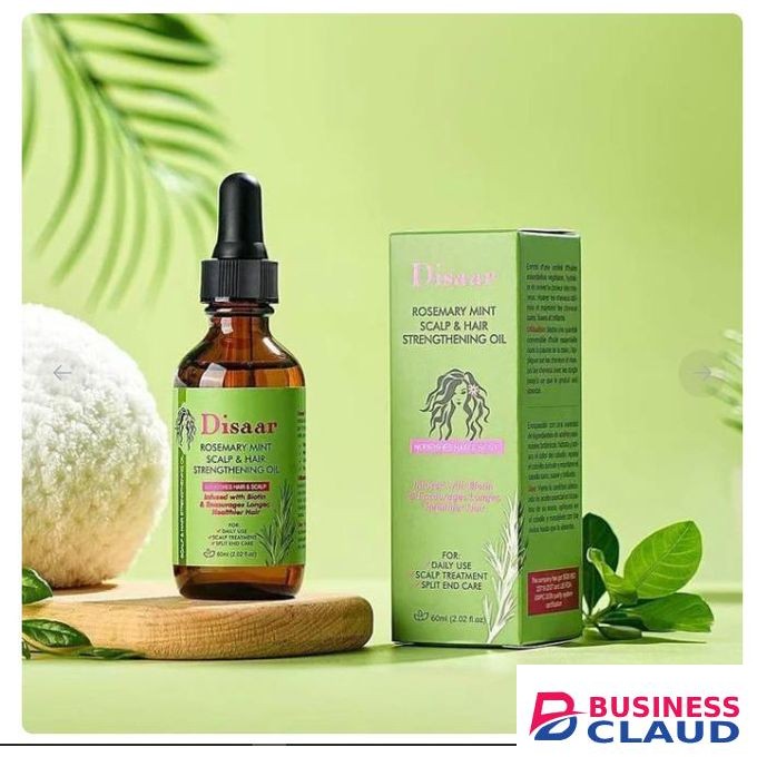 Disaar Rosemary Mint Scalp and Hair Strengthening Oil, 60 ml