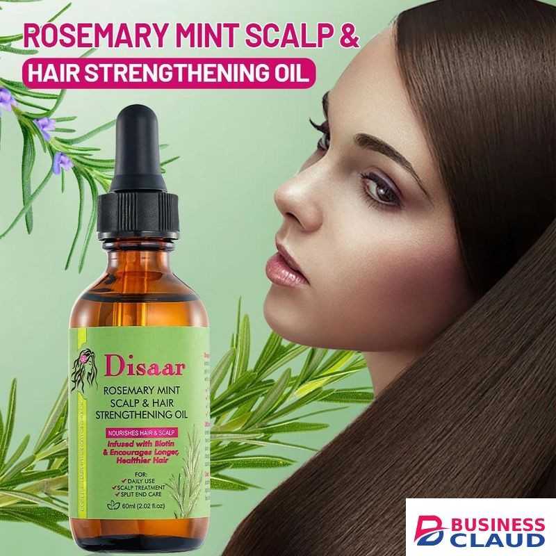 Disaar Rosemary Mint Scalp and Hair Strengthening Oil, 60 ml