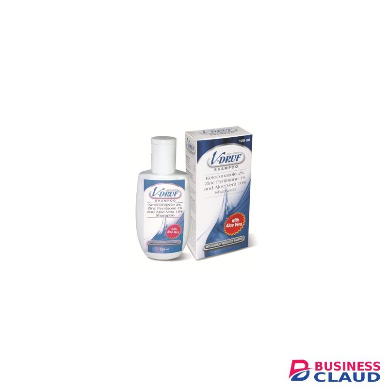 V-Druff Ketoconazole Shampoo For Dandruff and Itchy Scalp 120ml