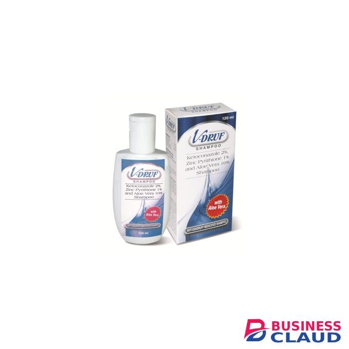 V-Druff Ketoconazole Shampoo For Dandruff and Itchy Scalp 120ml