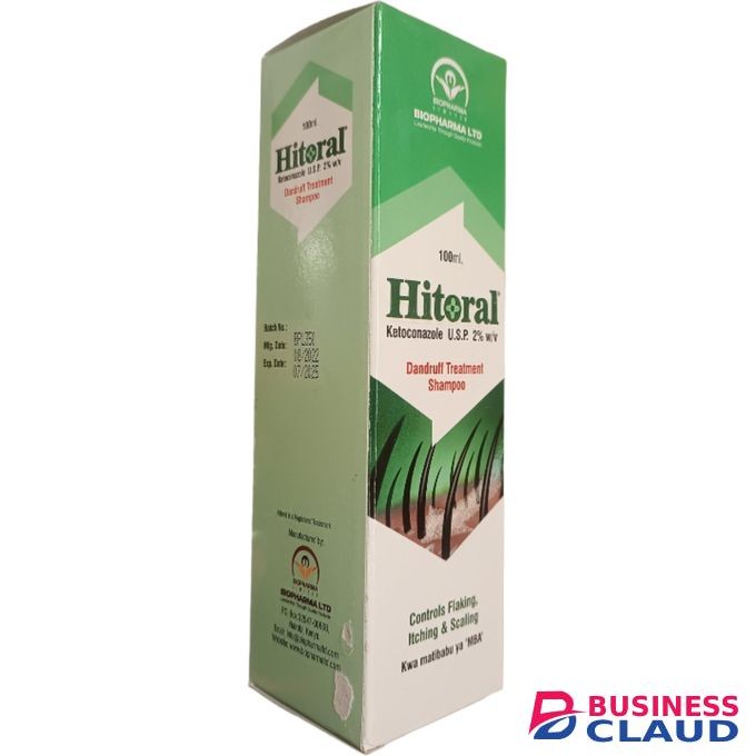 Hitoral DANDRUFF TREATMENT SHAMPOO Healthy Hair Flaking Itching Scalp Scaling