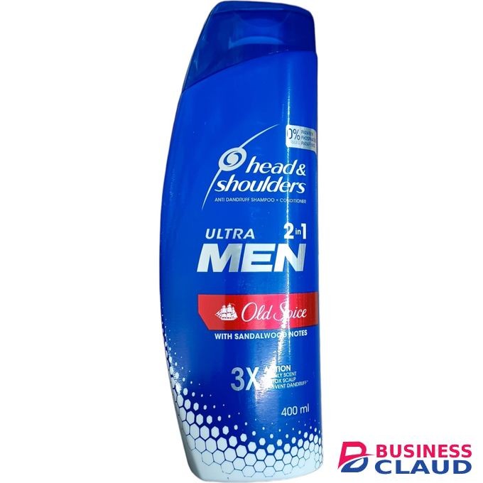 Head & Shoulders Old Spice ULTRA MEN ANTI-DANDRUFF SHAMPOO + CONDITIONER Wit Sandalwood Notes DETOX SCALP & REDUCE ITCH cf
