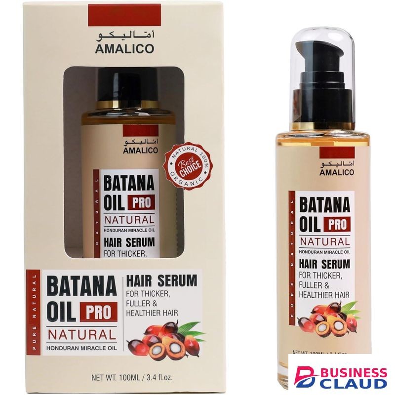 AMALICO Batana Oil Natural Hair Serum with Coconut, Jojoba, Castor and Argan Oil 100ml