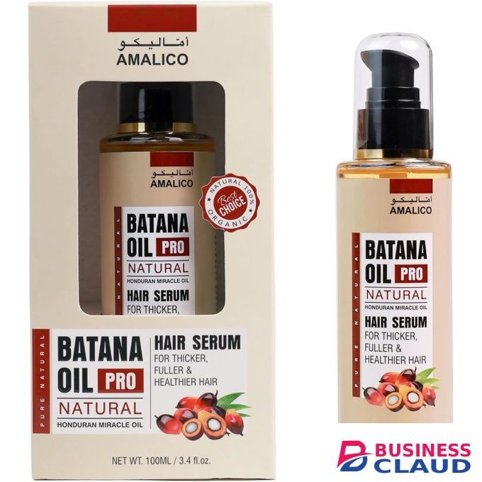 AMALICO Batana Oil Natural Hair Serum with Coconut, Jojoba, Castor and Argan Oil 100ml
