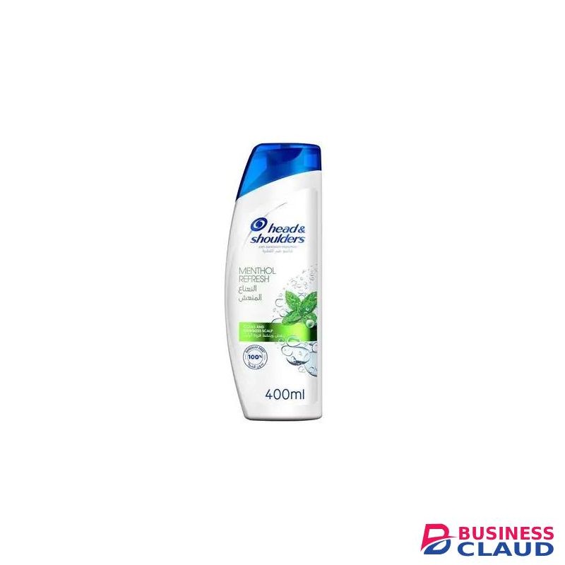 Head & Shoulders Menthol Fresh Anti-Dandruff Shampoo - Hair Shampoo, 400ml