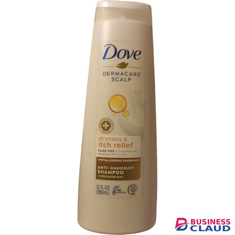 Dove DermaCare SCALP ITCH & DRYNESS RELIEF Shampoo - Flake & Frizz Free Hair nk