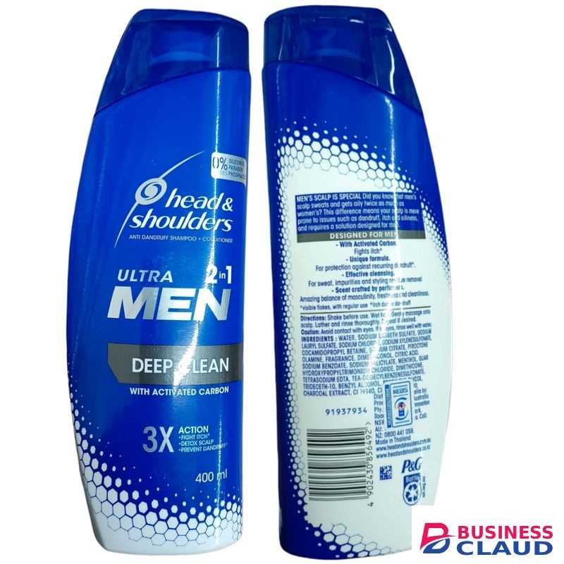 Head & Shoulders 2 in 1 Shampoo + Conditioner ANTI DANDRUFF ULTRA MEN ITCHINESS jm