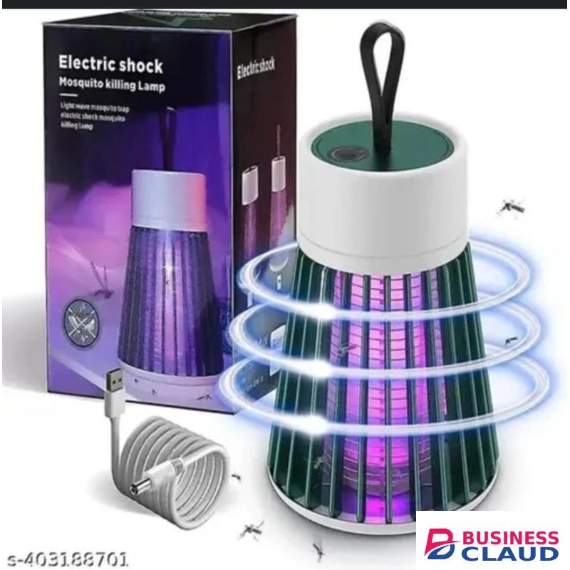 Electric Shock Mosquito Killing Lamp with Silent Light Wave Technology, Safe Indoor Insect Trap for Bedroom Living Room and Office, Energy Efficient and Chemical Free Pest Control Solution