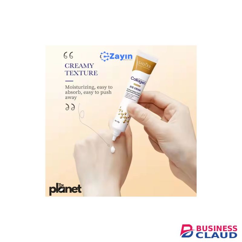 SADOER Collagen Cream Anti-Aging Eye Treatment – 20g. Anti-Wrinkle Eye Gel . Eye Bag & Dark Circle Remover . Moisturizing Collagen Eye Treatment . Anti-Puffiness Eye Firming Cream