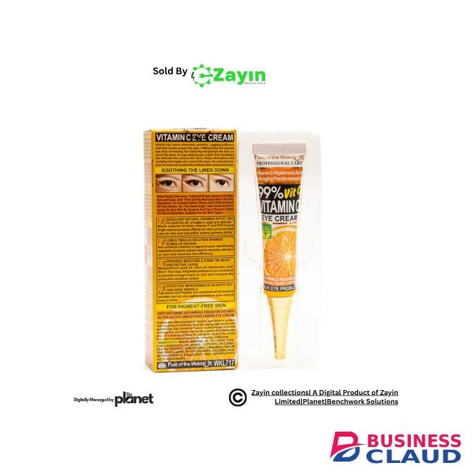 Vitamin C Eye Cream, Brightening Eye Cream, Wokali Eye Cream, Eye Moisturizer for Dark Circles, Anti-Aging Eye Cream, Under Eye Cream Vitamin C, Puffy Eye Treatment, Wrinkle Repair Eye Cream,