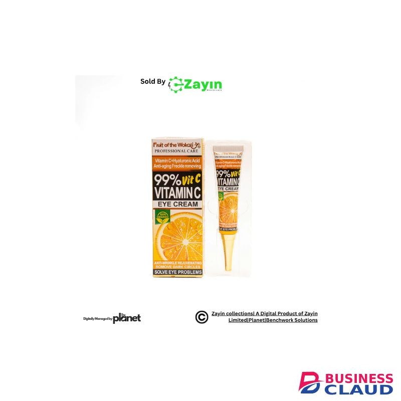 Vitamin C Eye Cream, Brightening Eye Cream, Wokali Eye Cream, Eye Moisturizer for Dark Circles, Anti-Aging Eye Cream, Under Eye Cream Vitamin C, Puffy Eye Treatment, Wrinkle Repair Eye Cream,