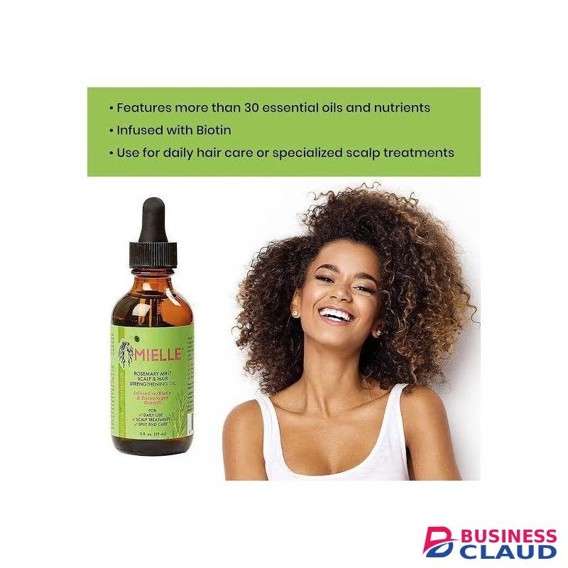 Mielle Organics Rosemary Mint Scalp & Hair Strengthening Oil- Scalp Treatment