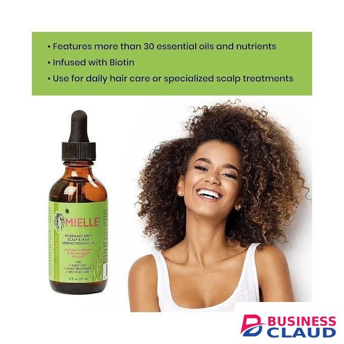 Mielle Organics Rosemary Mint Scalp & Hair Strengthening Oil- Scalp Treatment