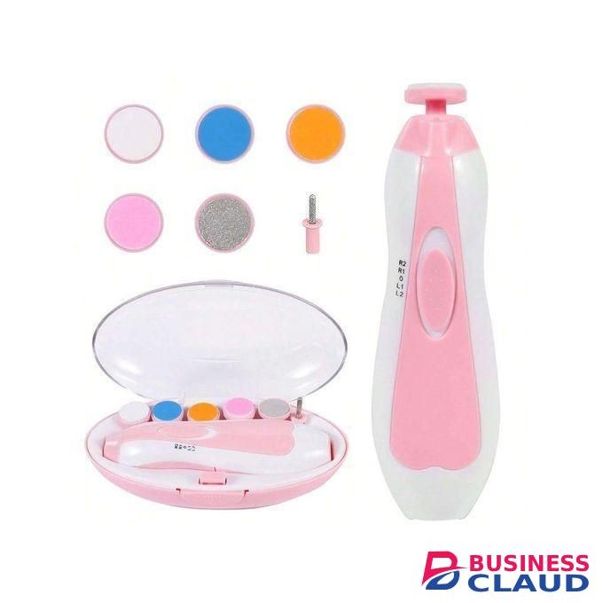 6 Grinder AA Battery Powered Baby To Adult Nail Trimmer