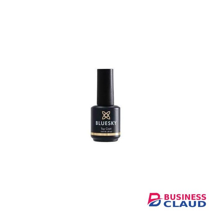 Blue Sky Alluring Gel Nail Polish Top Coat- 15ml.