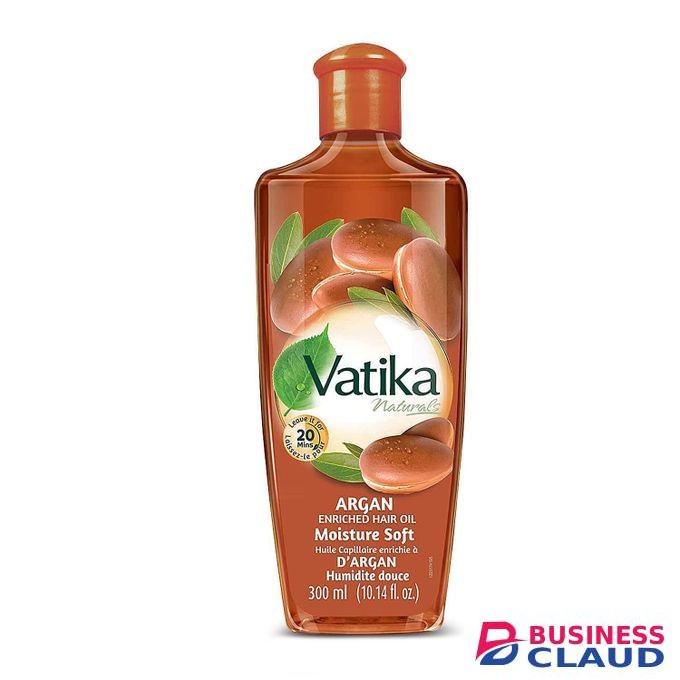 Vatika Dabur Naturals Enriched Hair Oil, Natural Moisturizing - Strengthening & Hair Oil Serum for Healthy Scalp