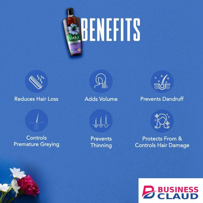 Vatika Naturals Enriched Black Seed Hair Oil – Strengthening & Shine-Enhancing Serum with Black Seed Extract for Scalp Vitality, Moisture Balance & Resilience-Promotes Healthy Hair-300 ml.
