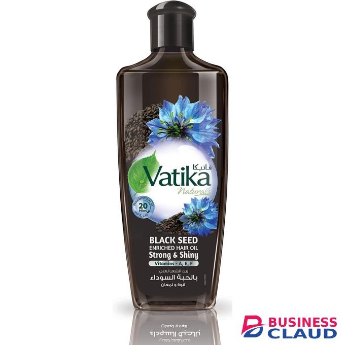 Vatika Naturals with 100% Natural Ingredients Hair Oil, Natural Moisturizing, Strengthening Serum for Healthy Scalp, Nourishing Hair Oil for Soft, Manageable, Smooth & Silky Hair from Root to Tip.