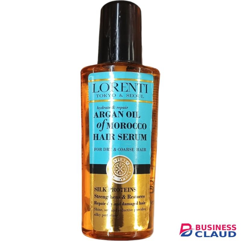 Lorenti Hydrate & Repair ARGAN OIL OF MOROCCO HAIR SERUM For Dry & Coarse Hair SILK PROTEINS Strengthens & Restores jm