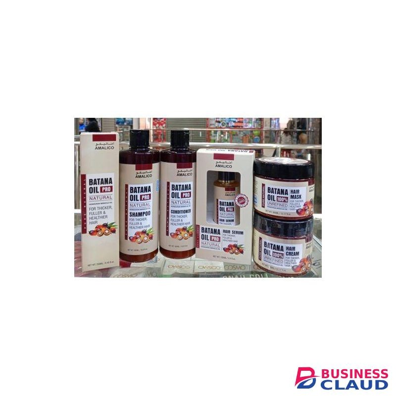 AMALICO Batana Oil Pro Shampoo + Oil + Mask + serum+coditioner + cream