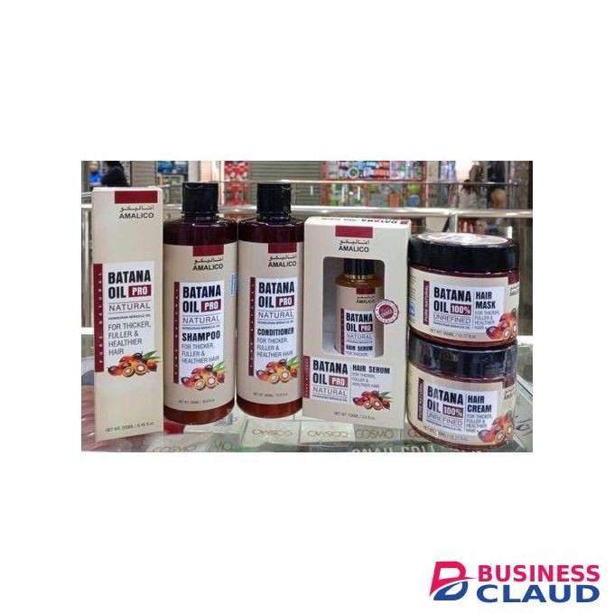 AMALICO Batana Oil Pro Shampoo + Oil + Mask + serum+coditioner + cream