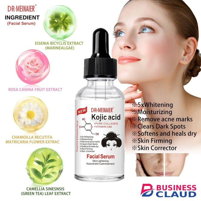 DR MEINAIER Kojic Acid Facial Serum With Pure Collagen, Vitamin C & E – 30ml
