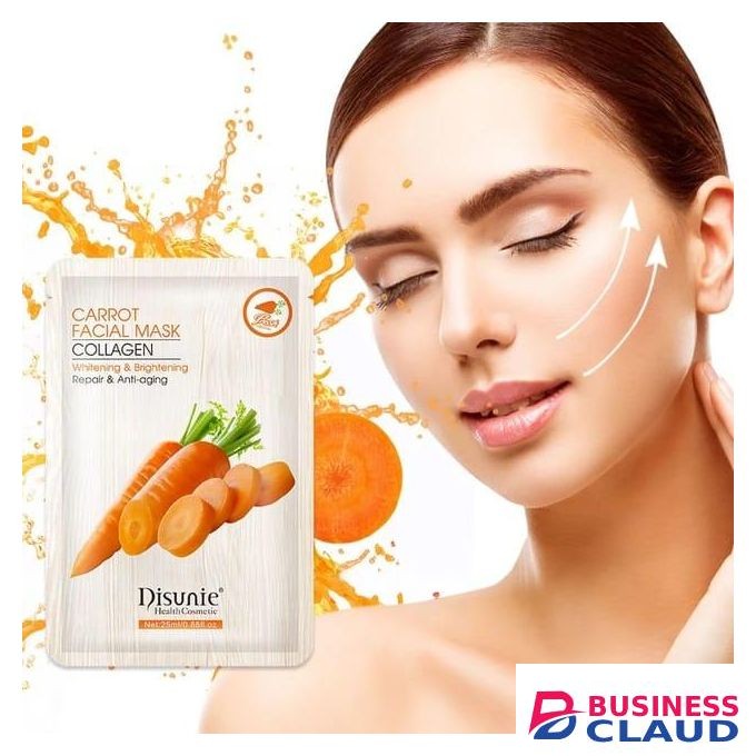 Disunie High Quality Carrot Collagen Facial Sheet Mask