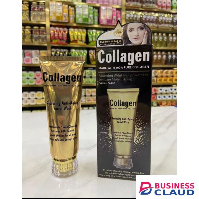 Wokali Collagen Anti Aging Face Wash, 120ml