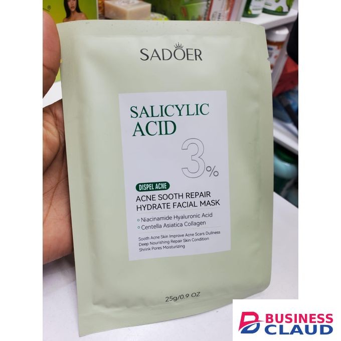 SADOER Acne Removing Soothing Repairing Hydrating Salicylic Acid Acne Removing Facial Mask