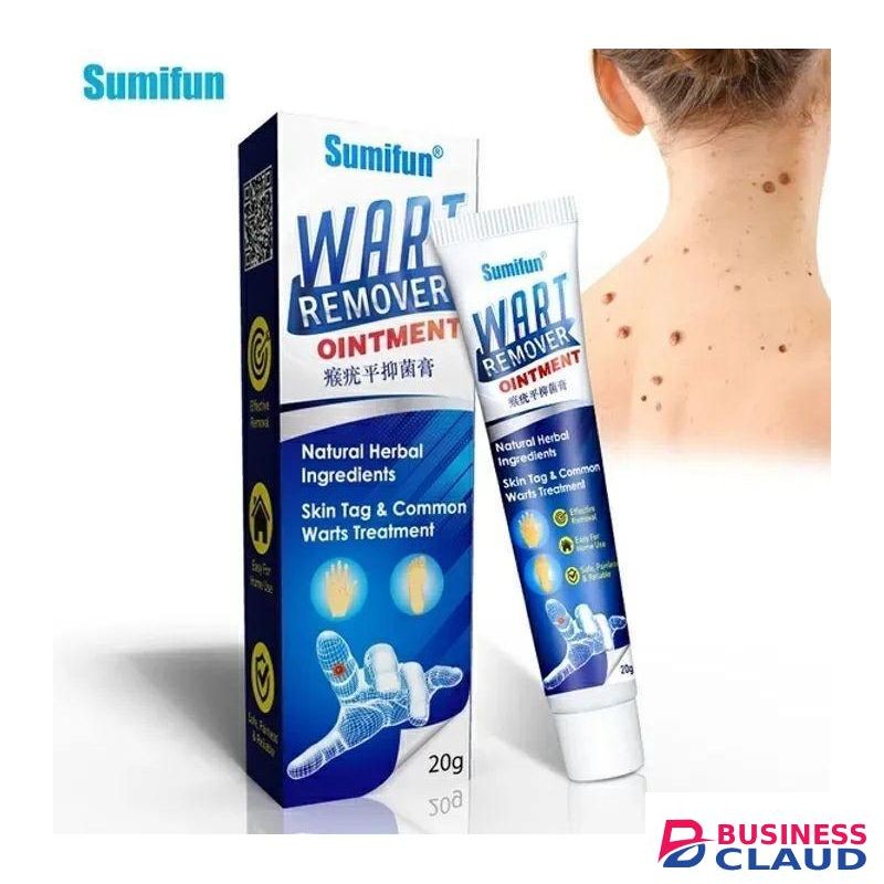 Sumifun Warts Remover Antibacterial Ointment Wart Treatment Cream Skin Tag Remover Herbal Extract Corn Plaster Warts Ointment