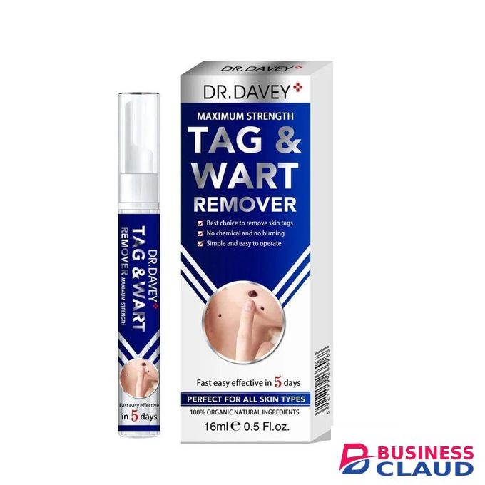 dr davey NEW ADVANCED MAXIMUM STRENGTH TAG & WART REMOVER 16ML