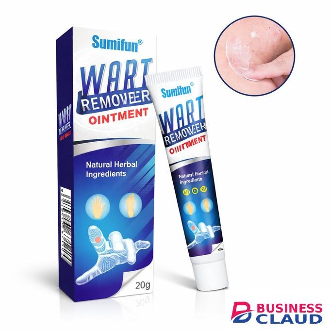 Sumifun Wart Remover Ointment 20g, Herbal Wart Skin Tag Removal Cream for External Skin Use