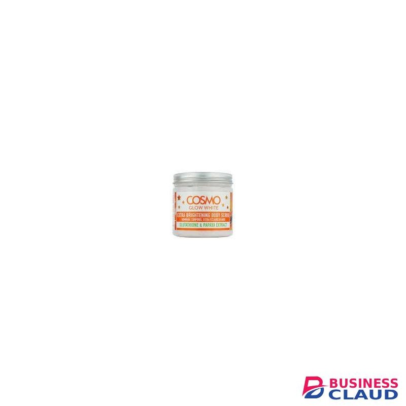 Cosmo GLUTA PAPAYA EXTRA BRIGHTENING BODY SCRUB GLOW WHITE 475ML