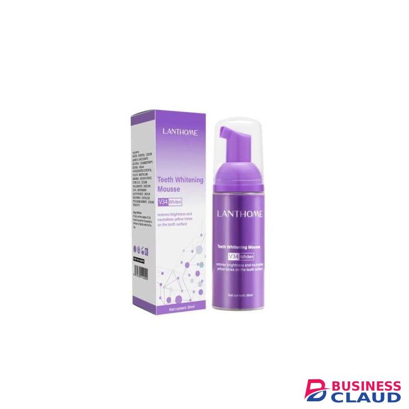 Lanthome Mousse V34 Toothpaste Teeth Cleaning Corrector Teeth Teeth Brightening Reduce Yellowing Cleaning Tooth Care