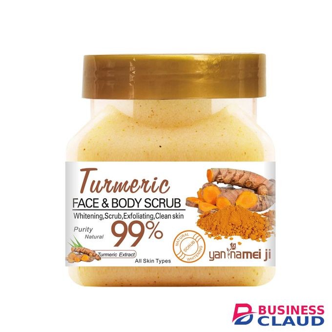 Yan Namei Ji Turmeric facial scrub & exfoliator deep cleansing exfoliating, brightening for blackhead improve dark spots acne for all skin types